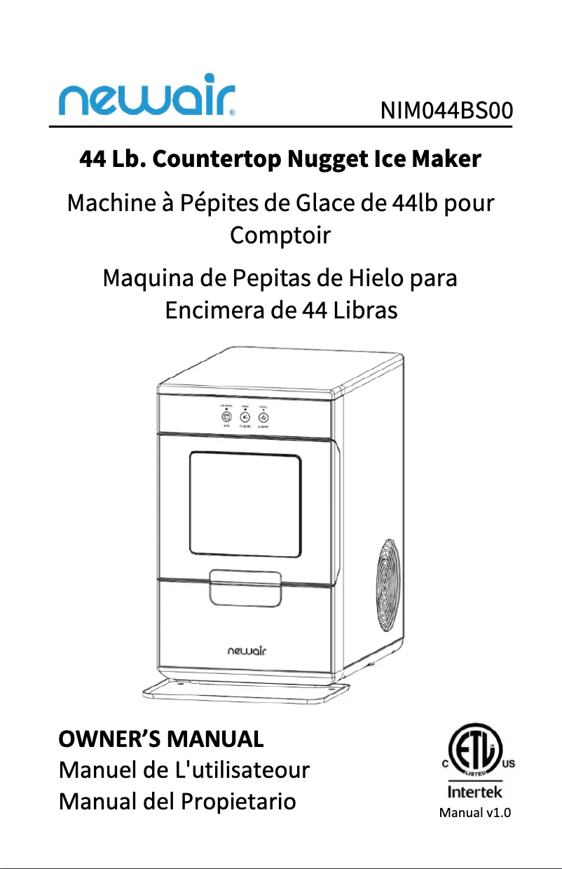 First page image of the manual for NIM044BS00