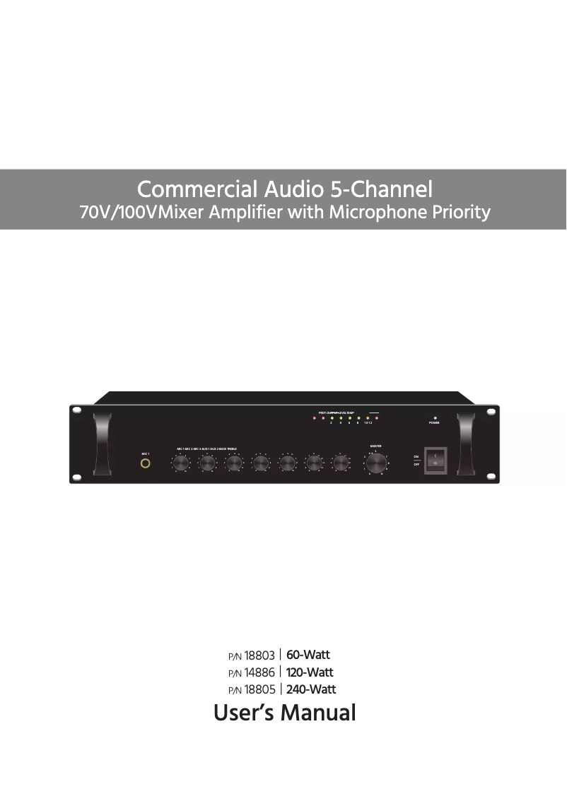 First page image of the manual for 14886