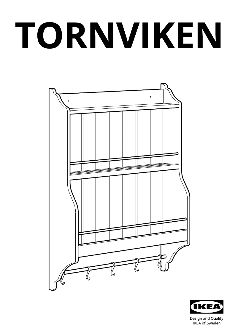 First page image of the manual for TORNVIKEN 904.022.48