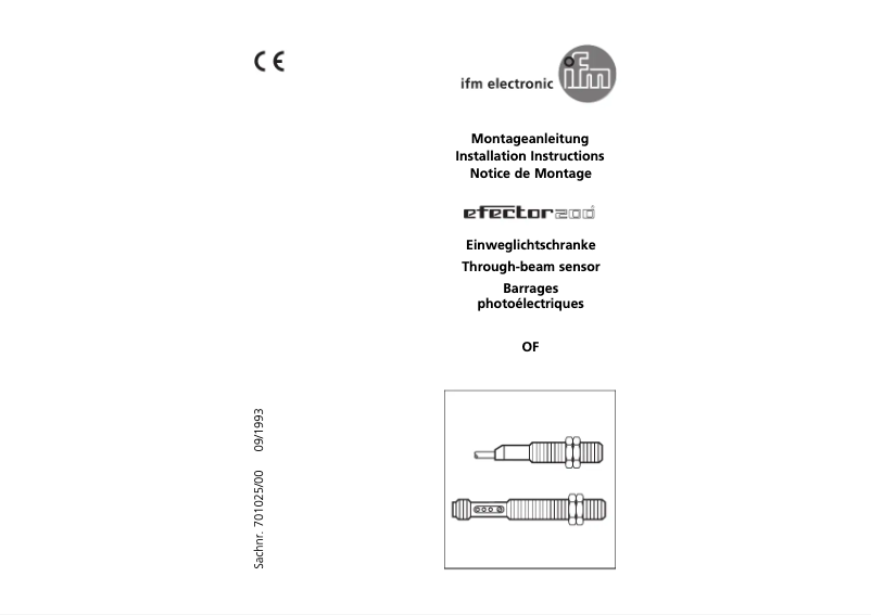 First page image of the manual for OF5018