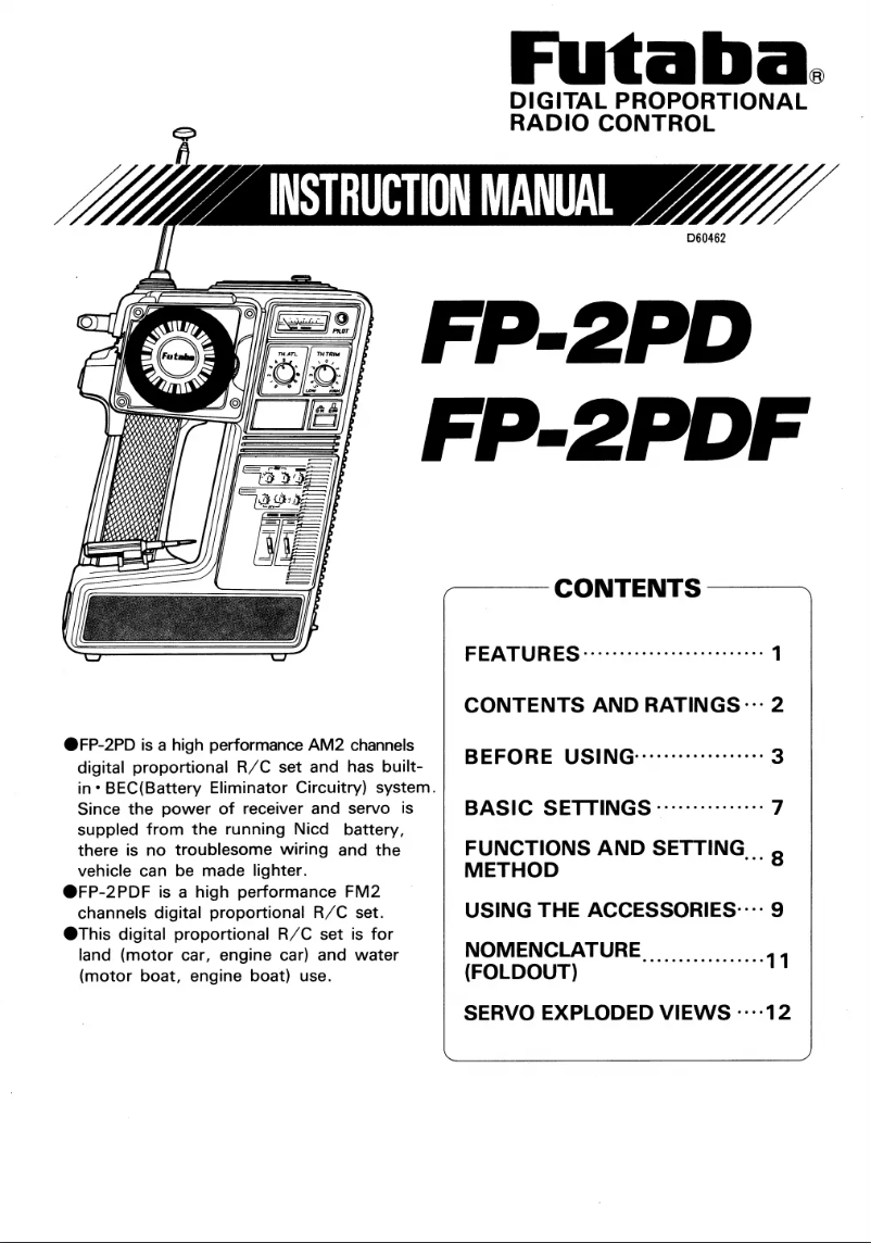 Page 1 of the manual User Manual Futaba FP2PDF