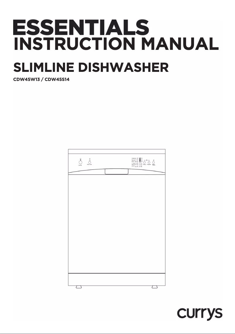 Page 1 of the manual User Manual Currys Essentials CDW45W13