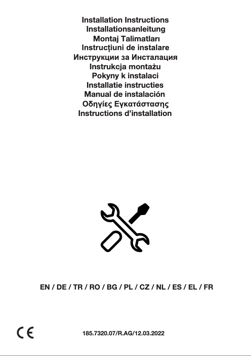 First page image of the manual for ADE 604 S