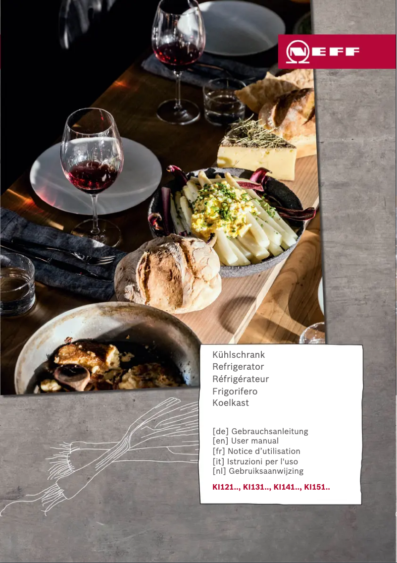 First page image of the manual for KI1513FF0