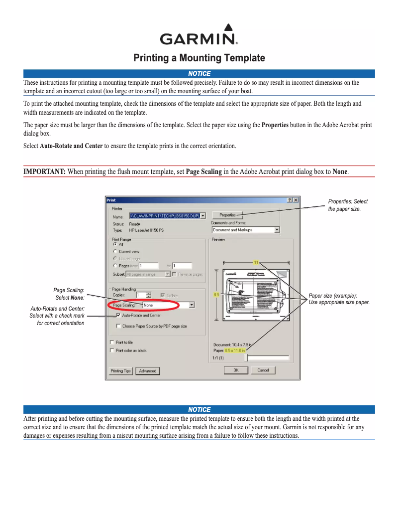 Page 1 of the manual Instruction Manual Garmin GMR 18 HD+