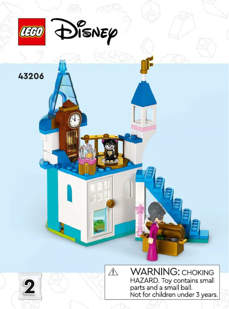 Page 1 of the manual User Manual Lego Disney 43206