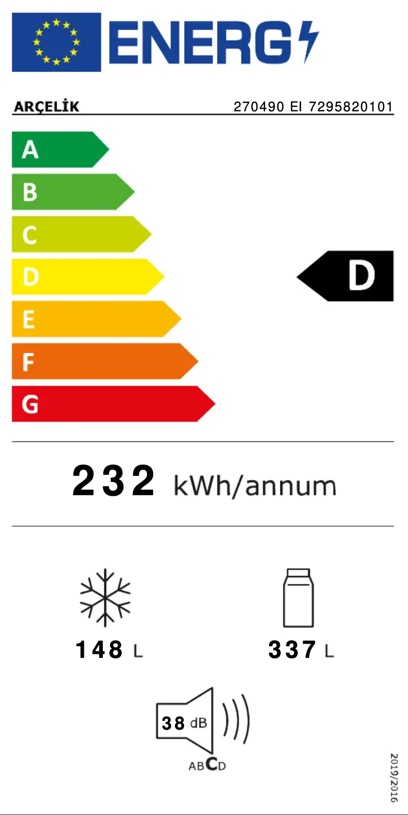 First page image of the manual for 270490 EI