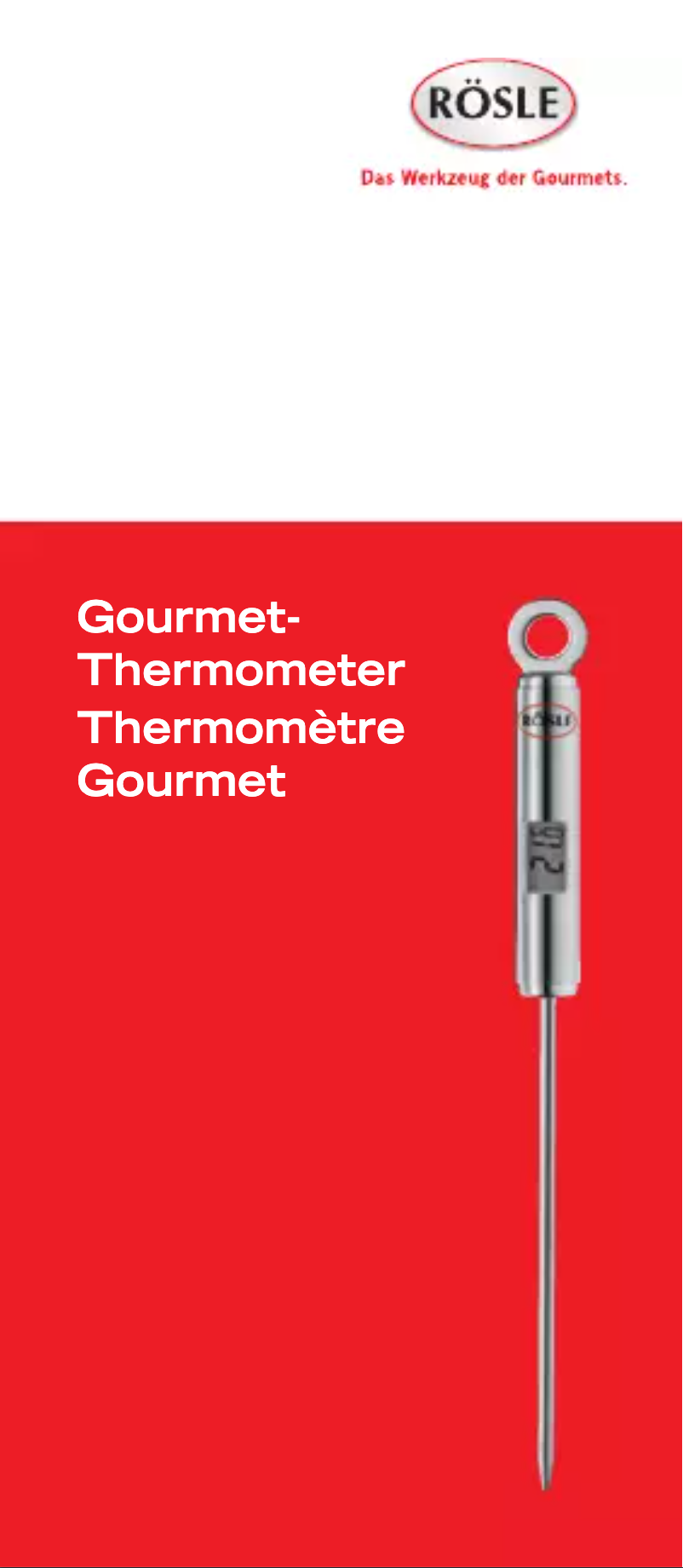 Page 1 of the manual User Manual Rösle 16245