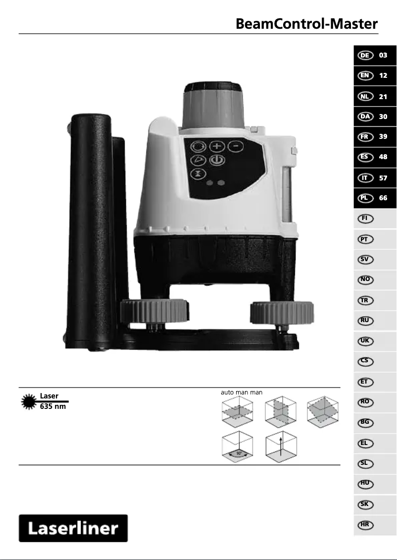 Page 1 of the manual User Manual Laserliner SensoCommander