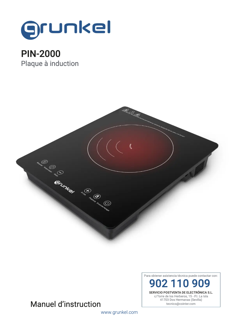 First page image of the manual for PIN-2000