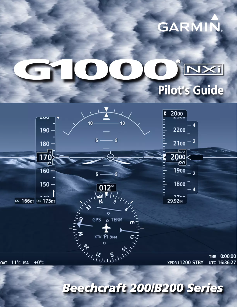 Page 1 of the manual User Manual Garmin G1000 NXi
