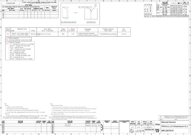 First page image of the manual for B18TS
