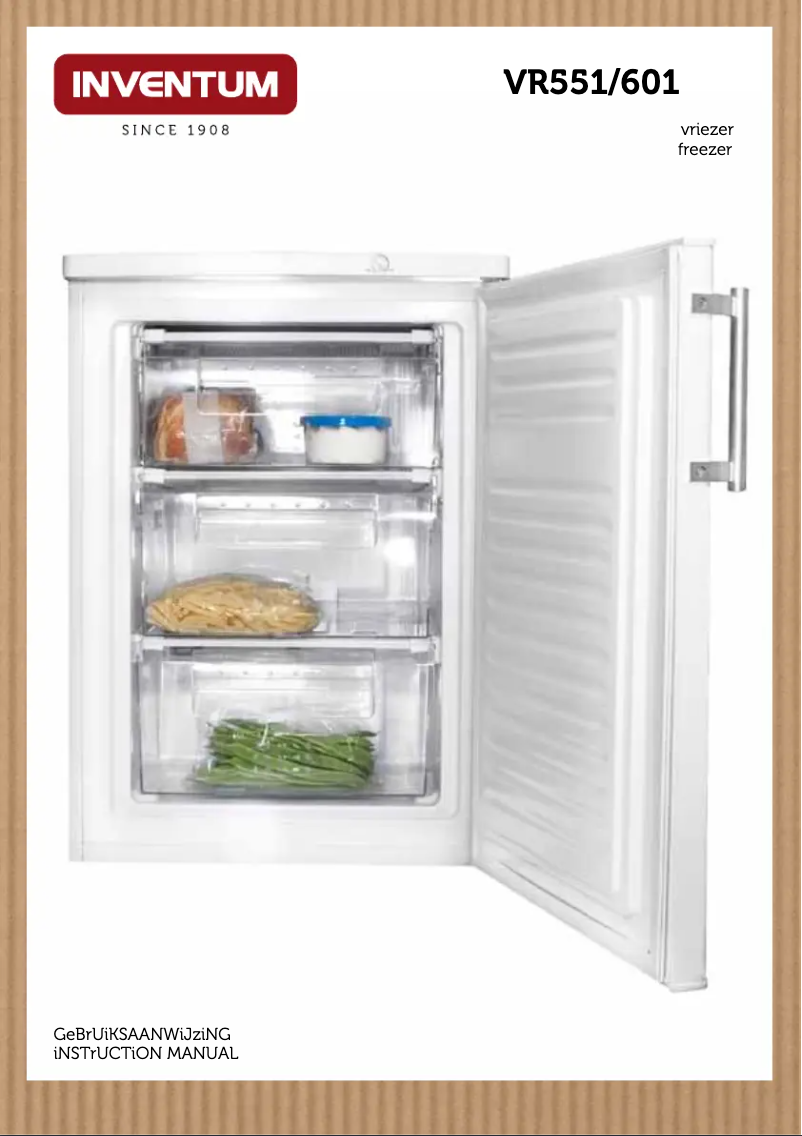 First page image of the manual for VR601