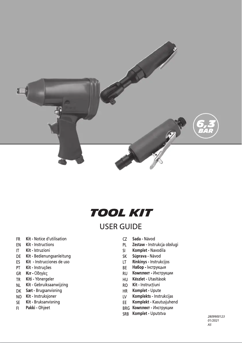 Page 1 of the manual User Manual Abac G-851