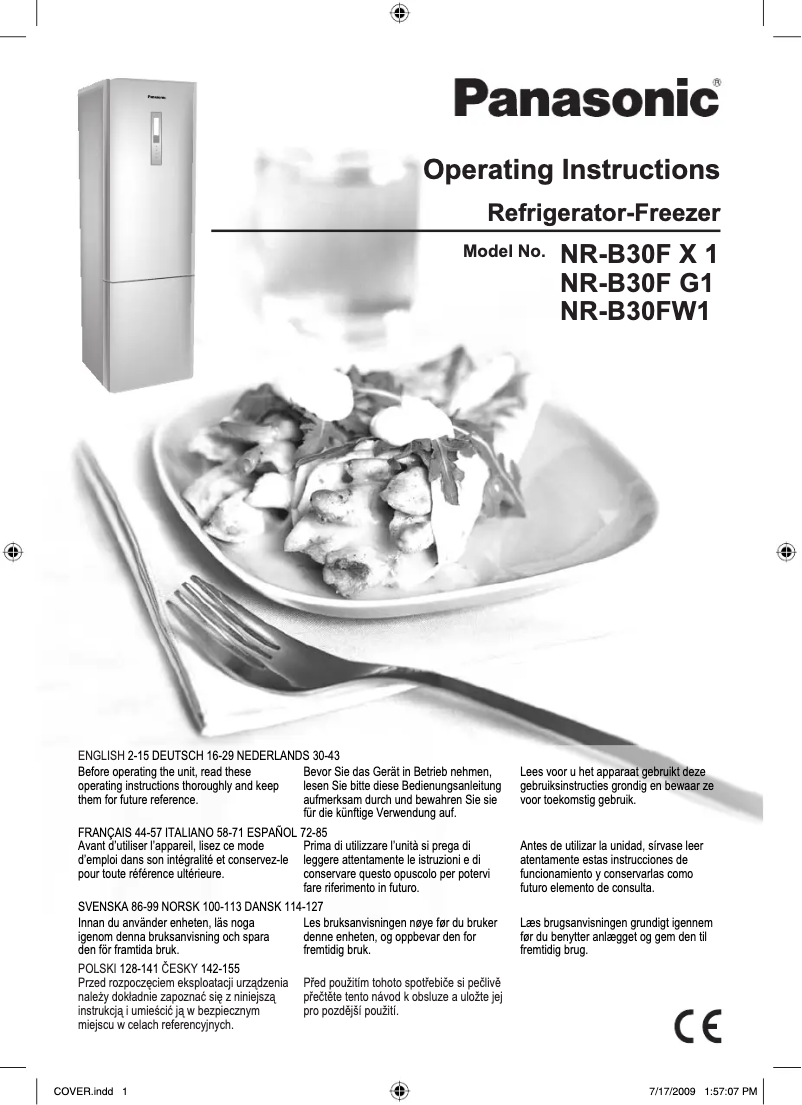 First page image of the manual for NR-B30FW1