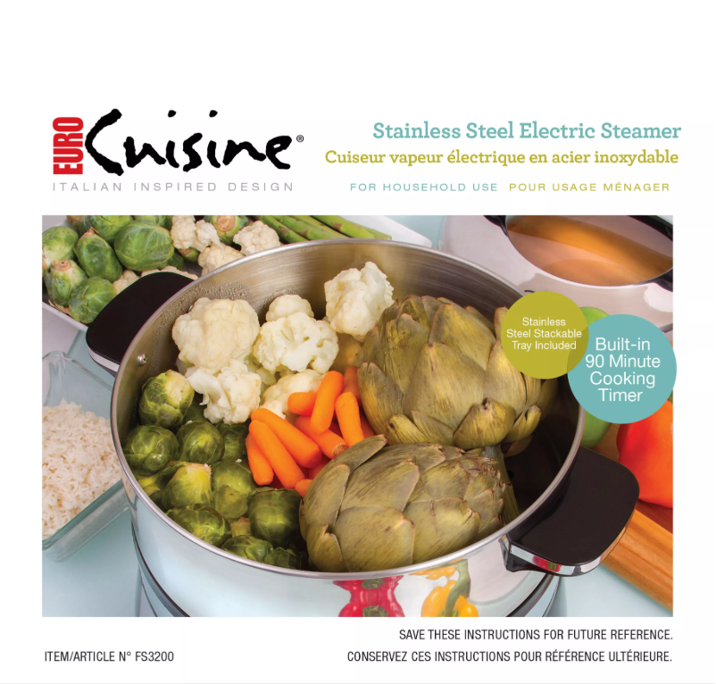 First page image of the manual for FS3200