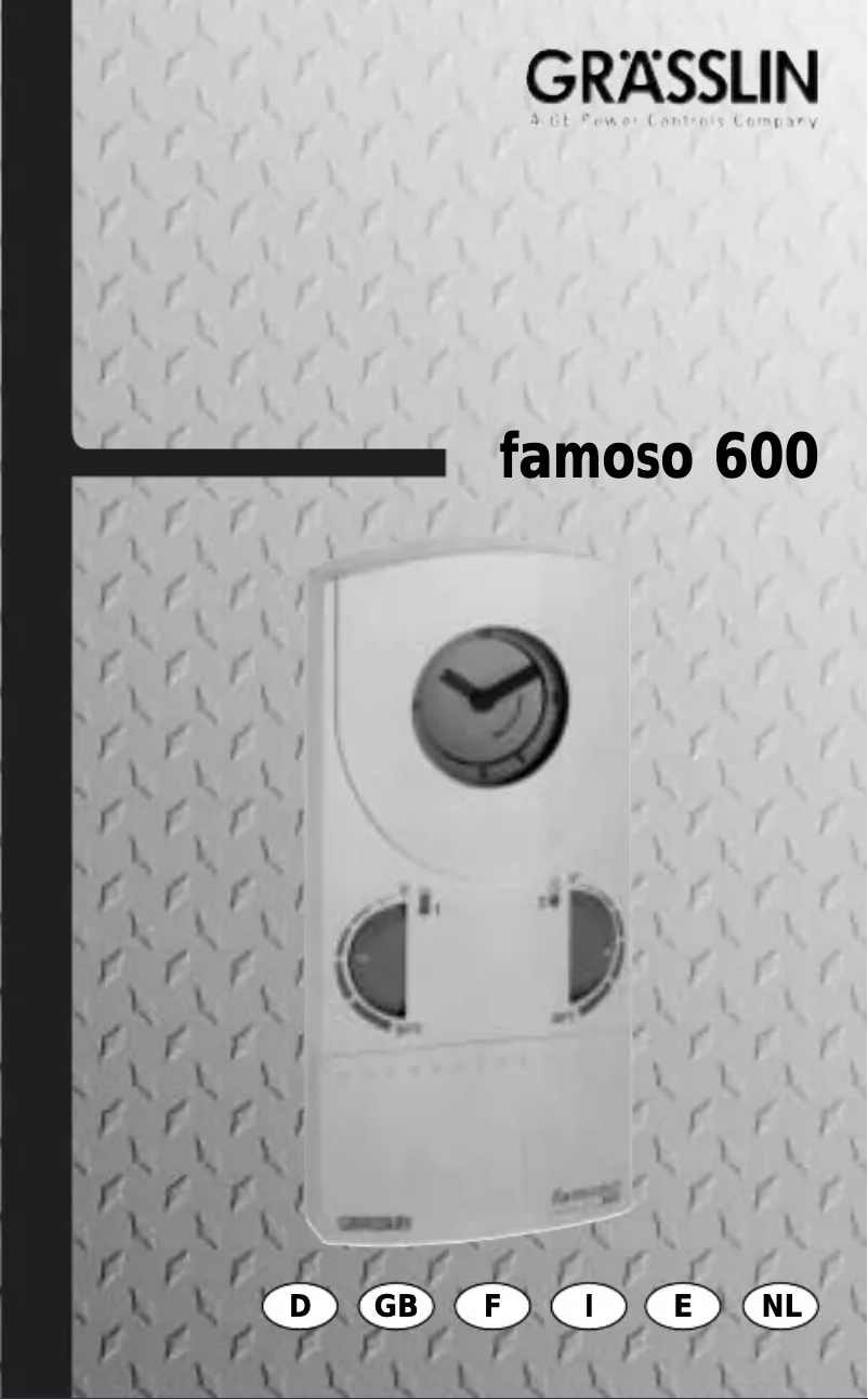 First page image of the manual for Famoso 650