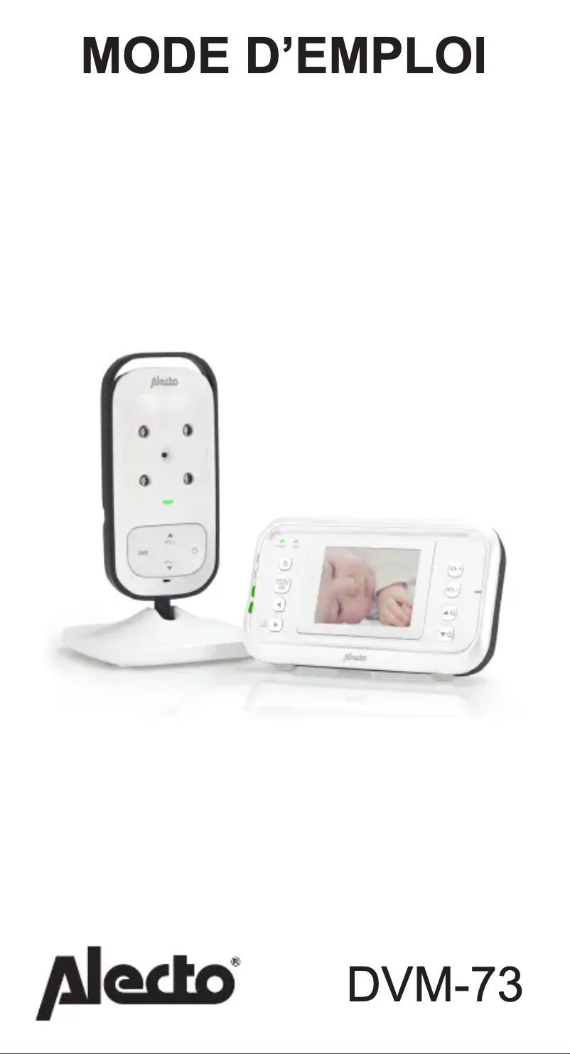 First page image of the manual for DVM-73