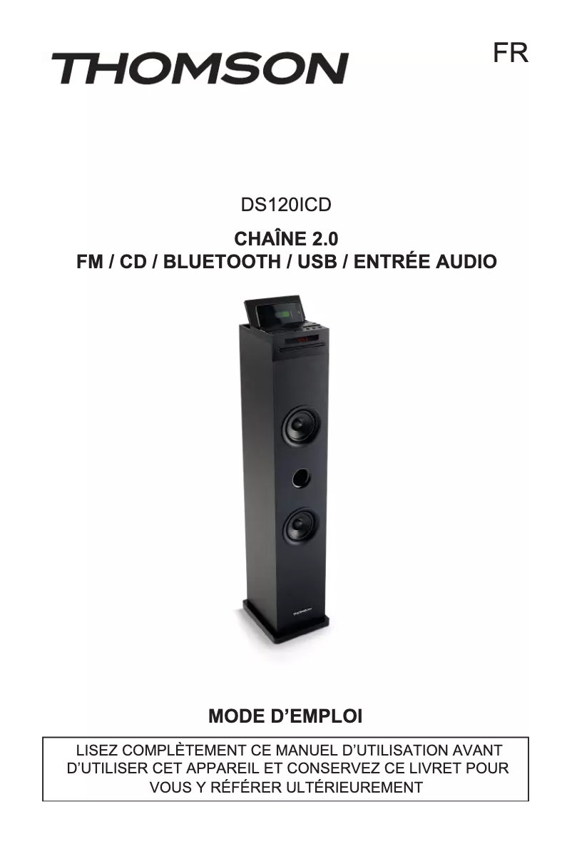 First page image of the manual for DS120ICD