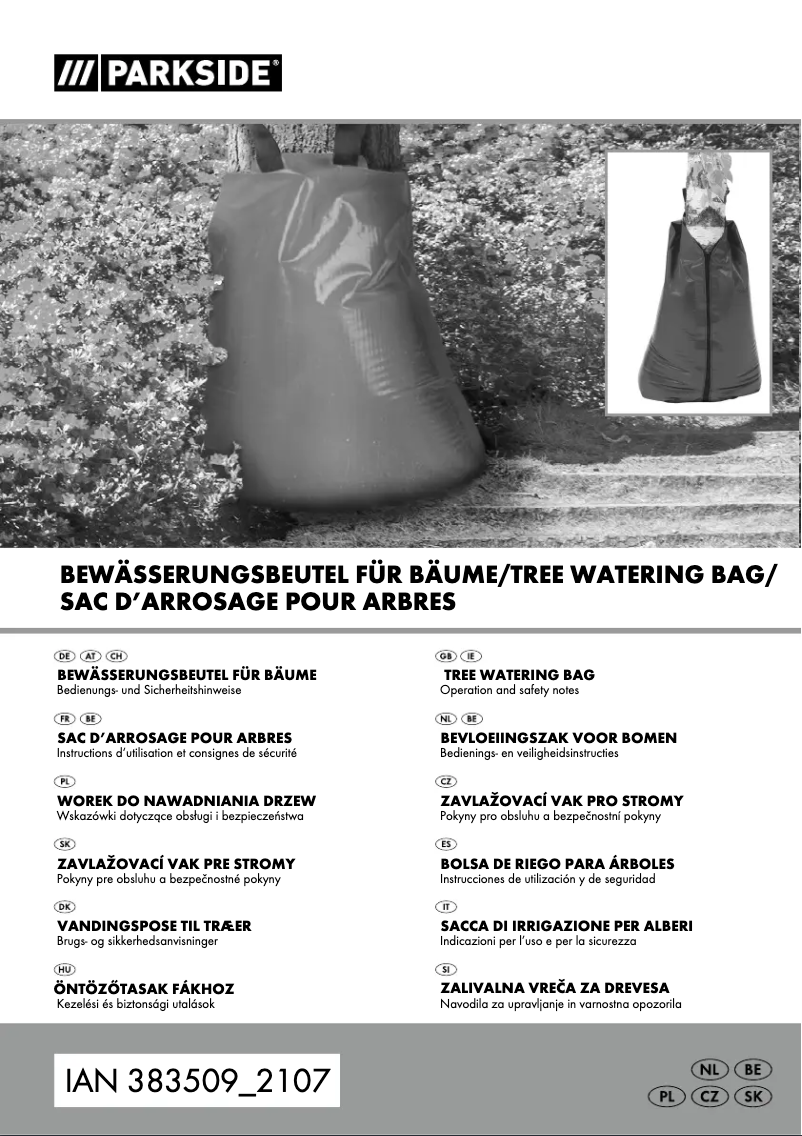 Page 1 of the manual User Manual Parkside HG07033