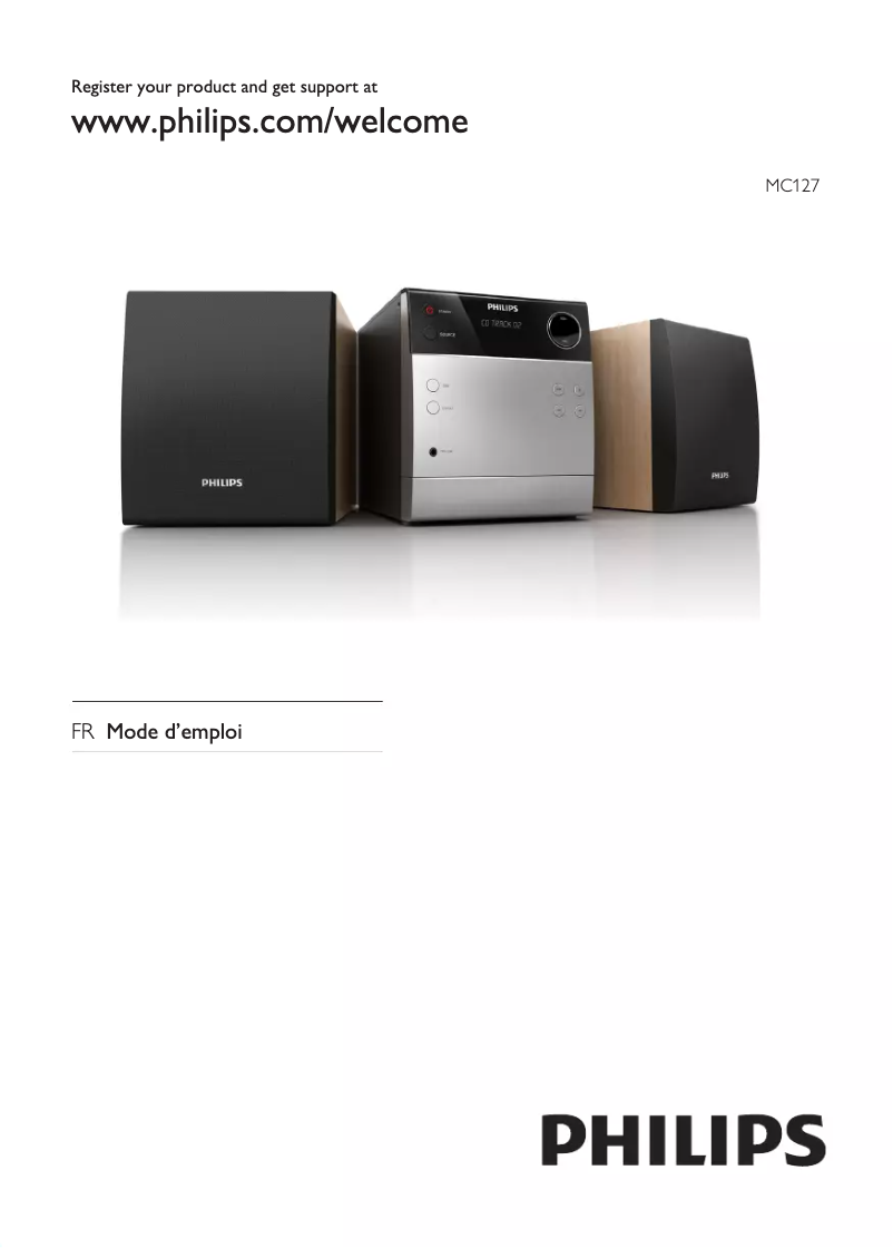 Page 1 of the manual User Manual Philips MC127