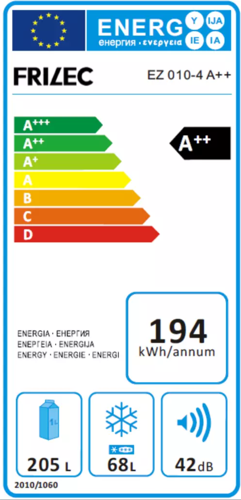 First page image of the manual for EZ010-4A++