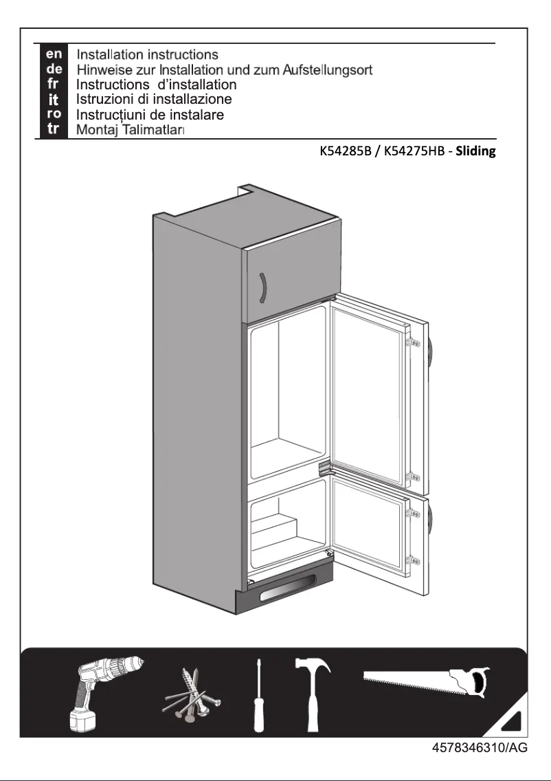 First page image of the manual for A 2071 YNK