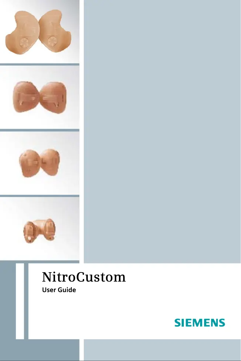 First page image of the manual for Nitro Custom