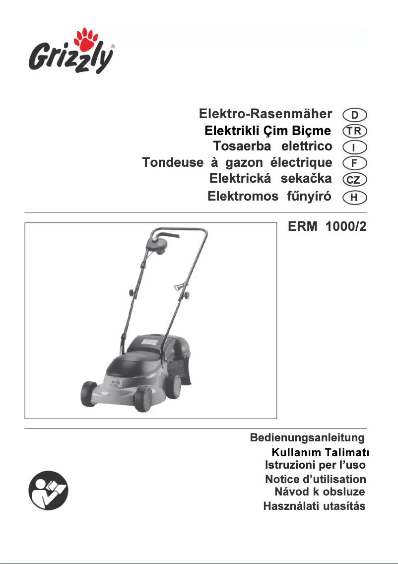 Page 1 of the manual User Manual Grizzly ERM 1000/2