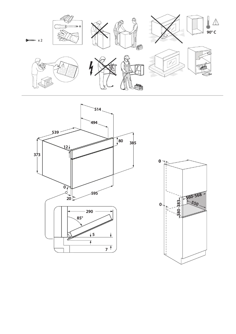 Page 1 of the manual Safety Instructions Whirlpool W9 MD260 IXL