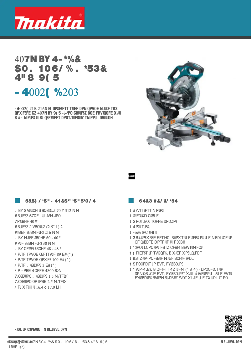 First page image of the manual for LS002GD203