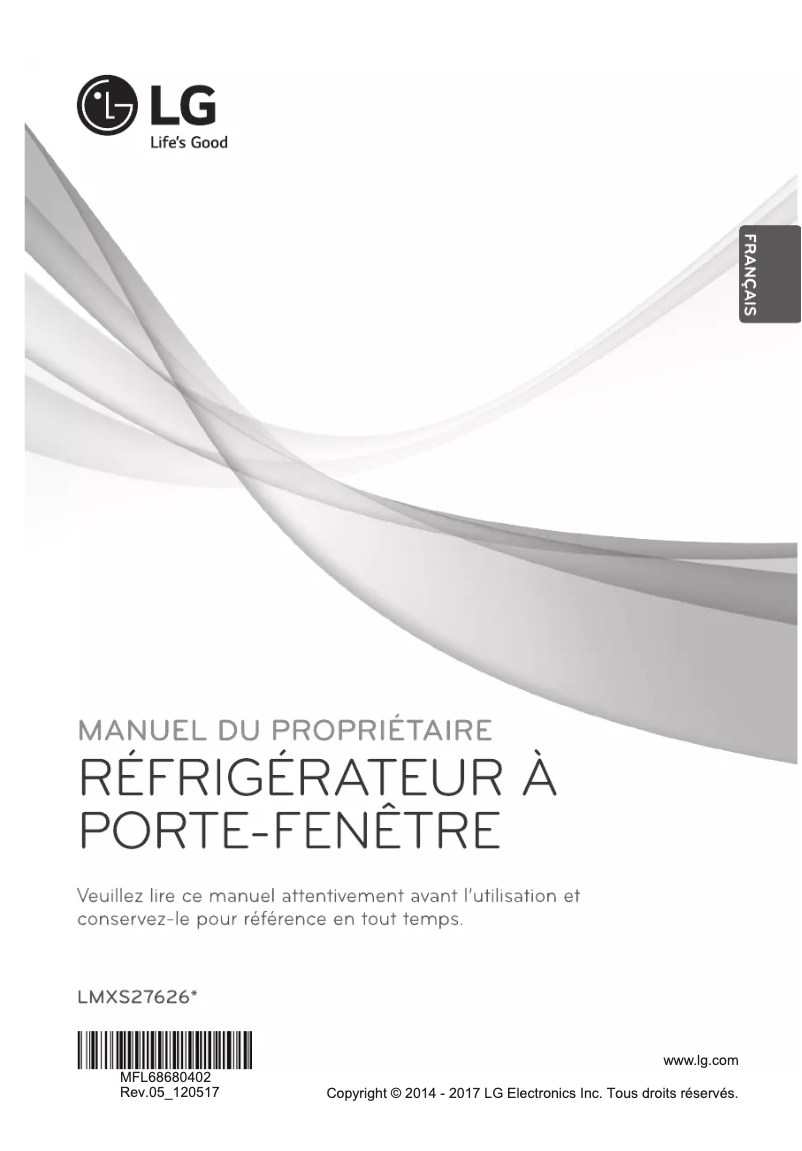 Page 1 of the manual User Manual LG LMXS27626S