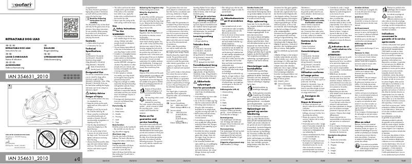 First page image of the manual for IAN 354631