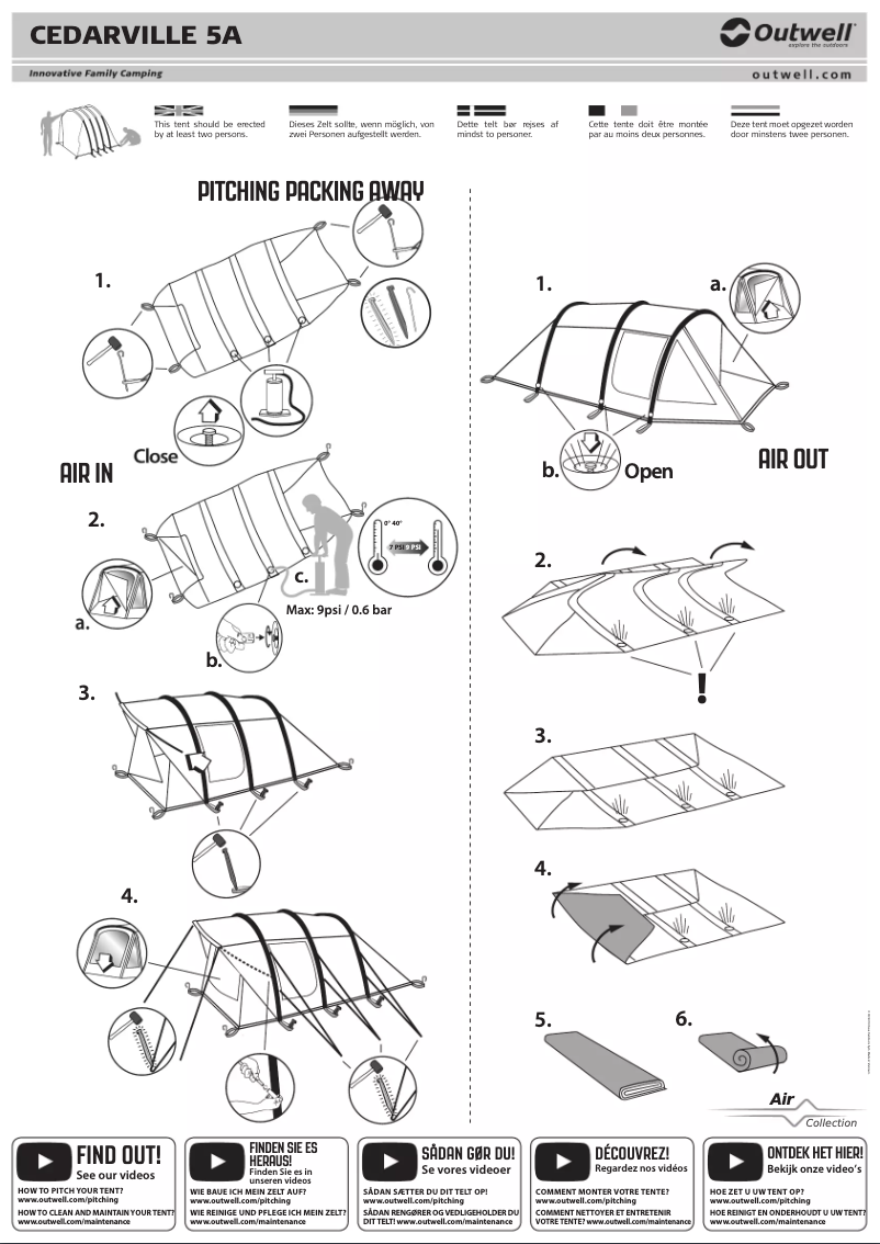First page image of the manual for Cedarville 5A