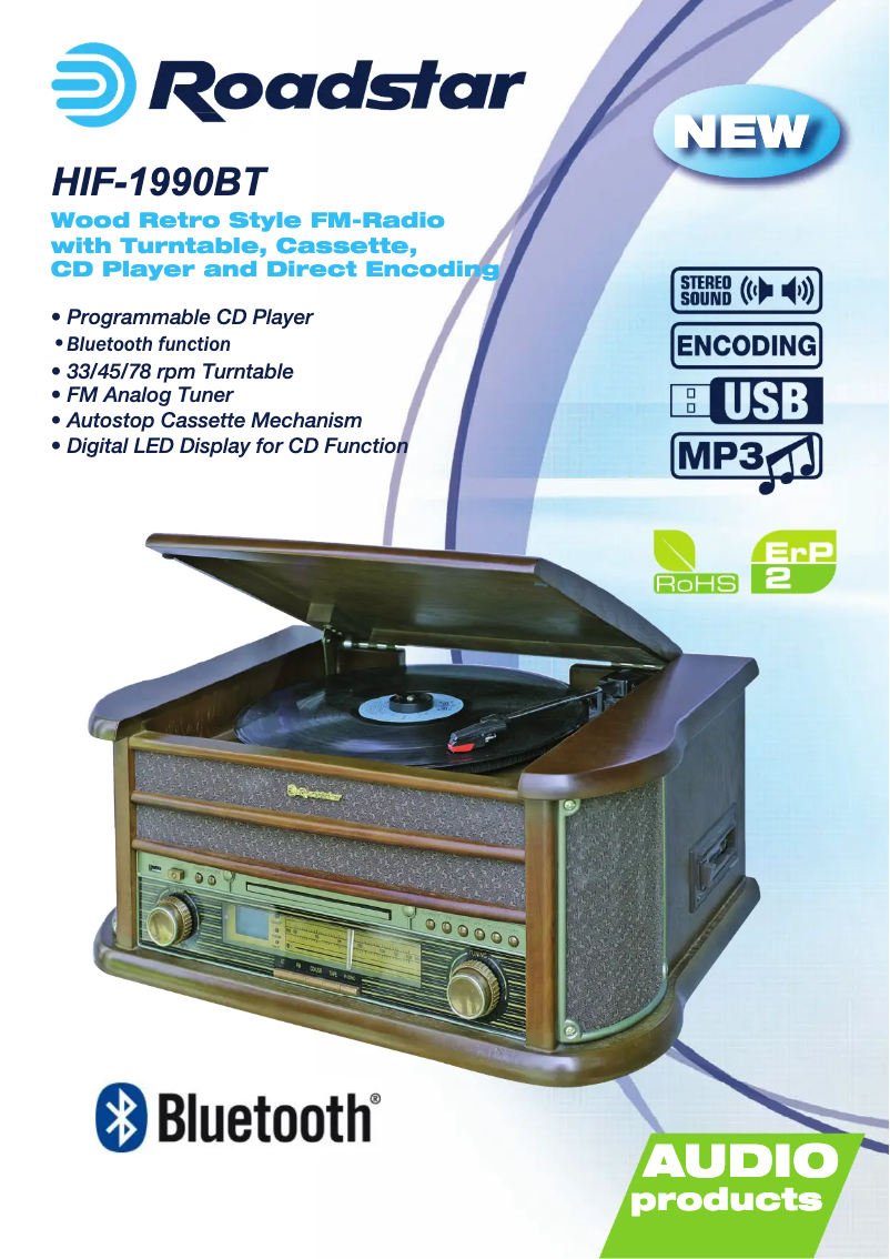 First page image of the manual for HIF-1990BT