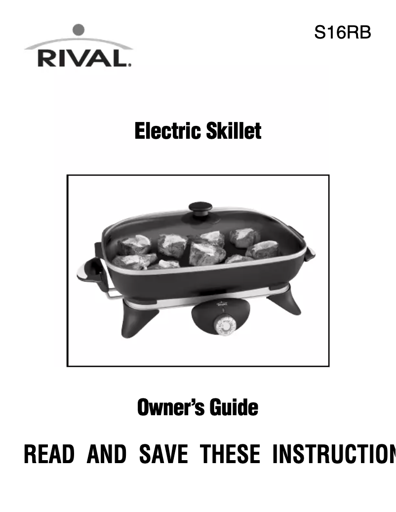 First page image of the manual for S16RB