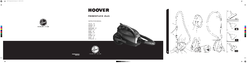 Page 1 of the manual User Manual Hoover Freespace Evo TFV1815 011