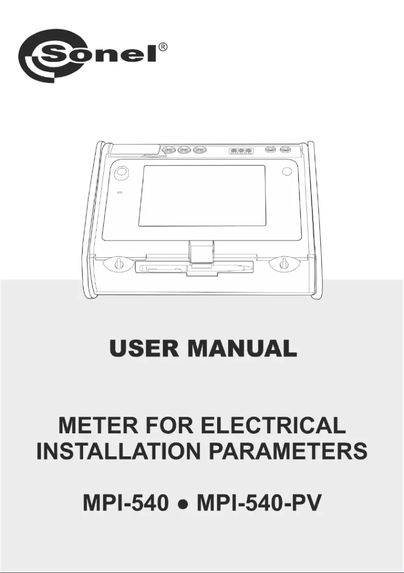 First page image of the manual for MPI-540
