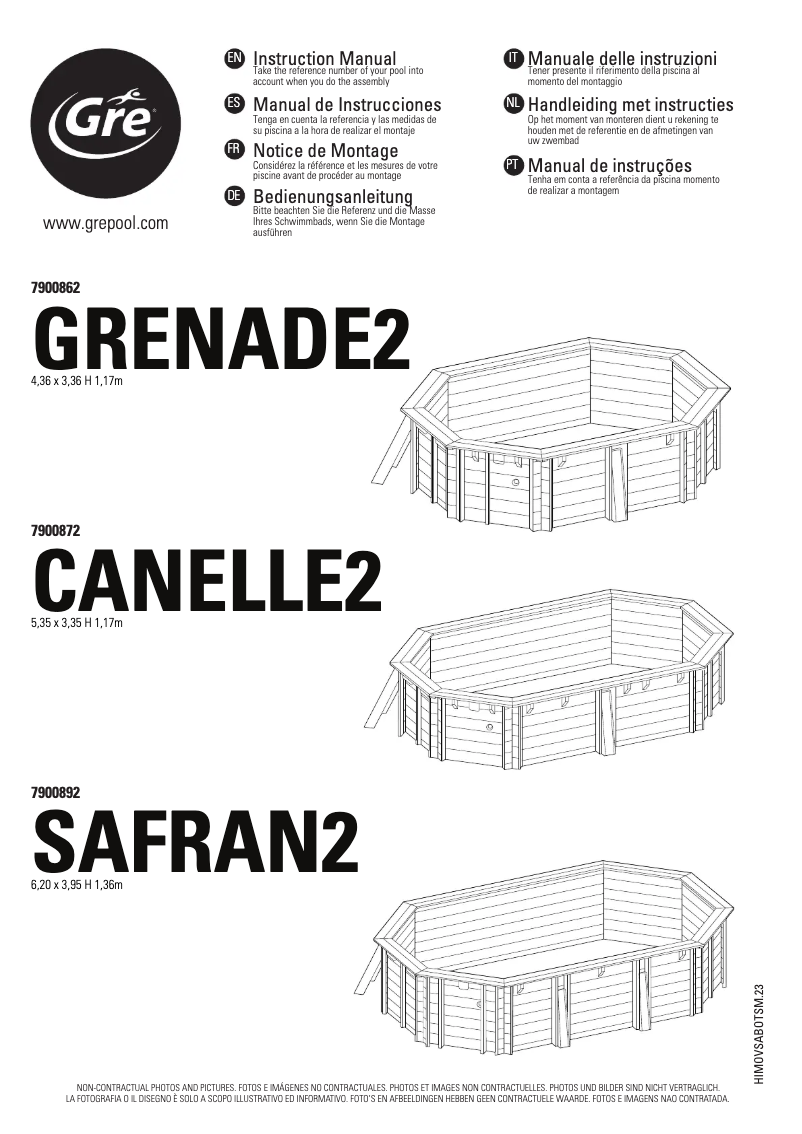 Page 1 of the manual User Manual Gre 7900862