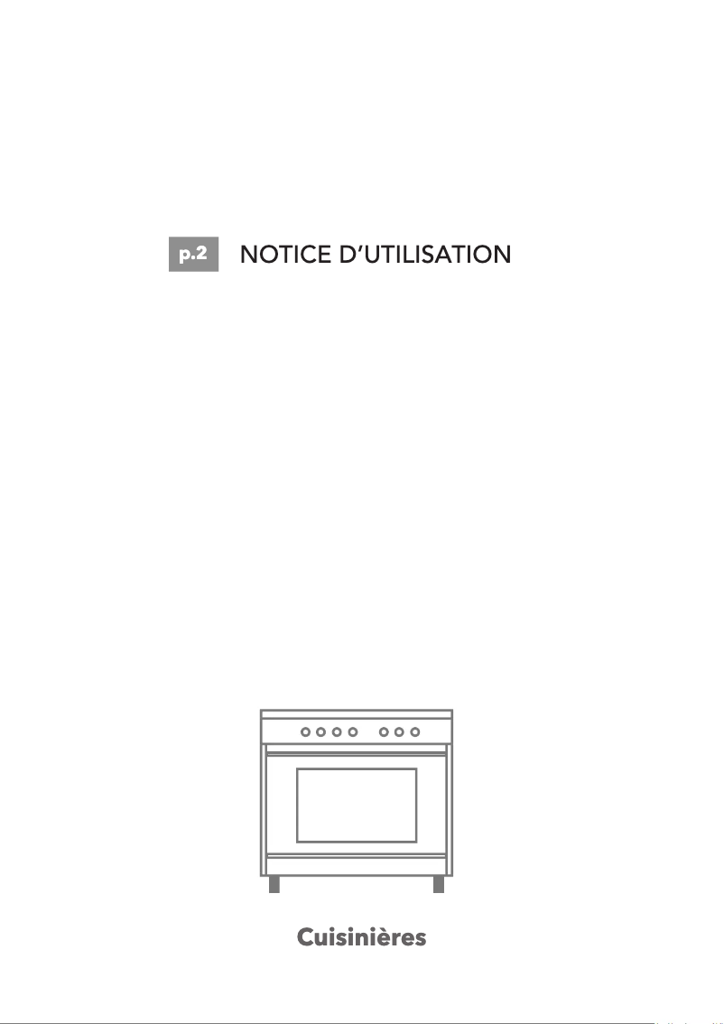 Page 1 of the manual User Manual Glem Gas GX960CQIX