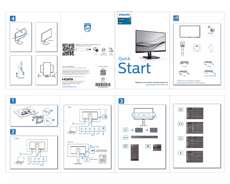 First page image of the manual for B Line 278B1