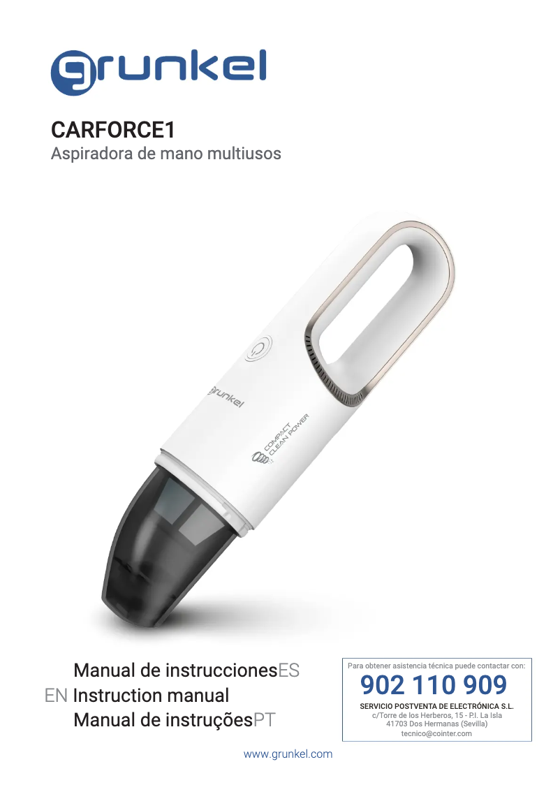 First page image of the manual for CARFORCE1
