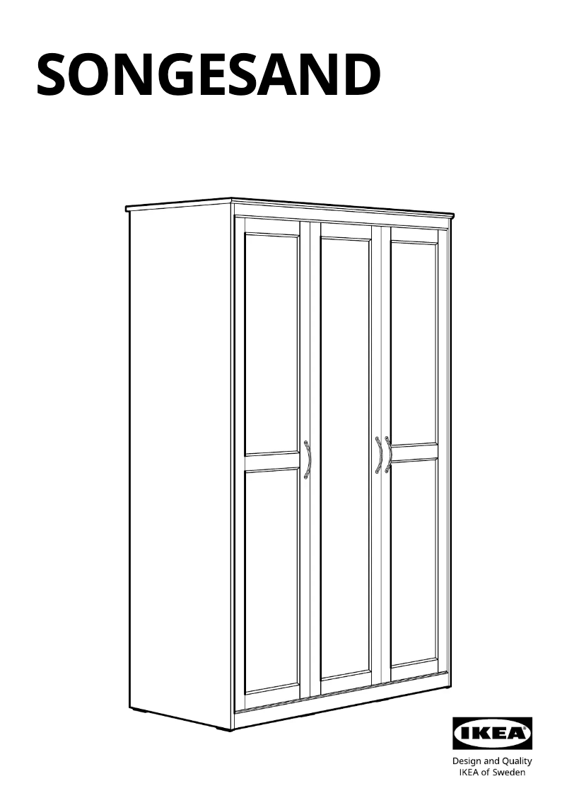 First page image of the manual for SONGESAND 403.751.34