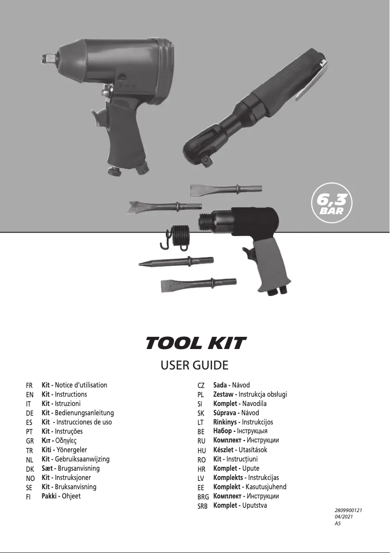 Page 1 of the manual User Manual Abac G-850