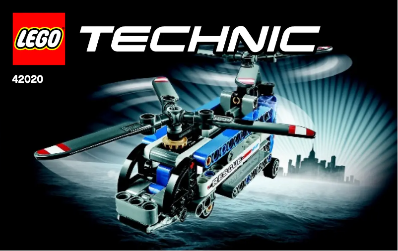 Page 1 of the manual User Manual Lego Technic 42020