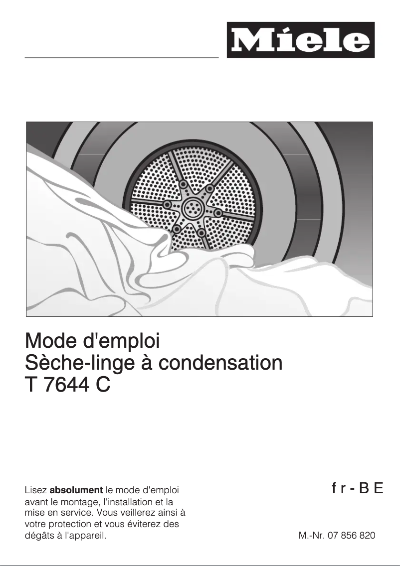 First page image of the manual for Novotronic T 7644 C