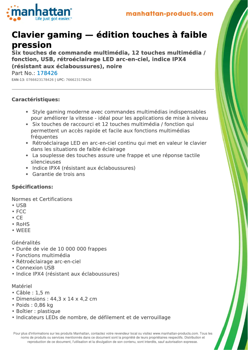 First page image of the manual for 178426