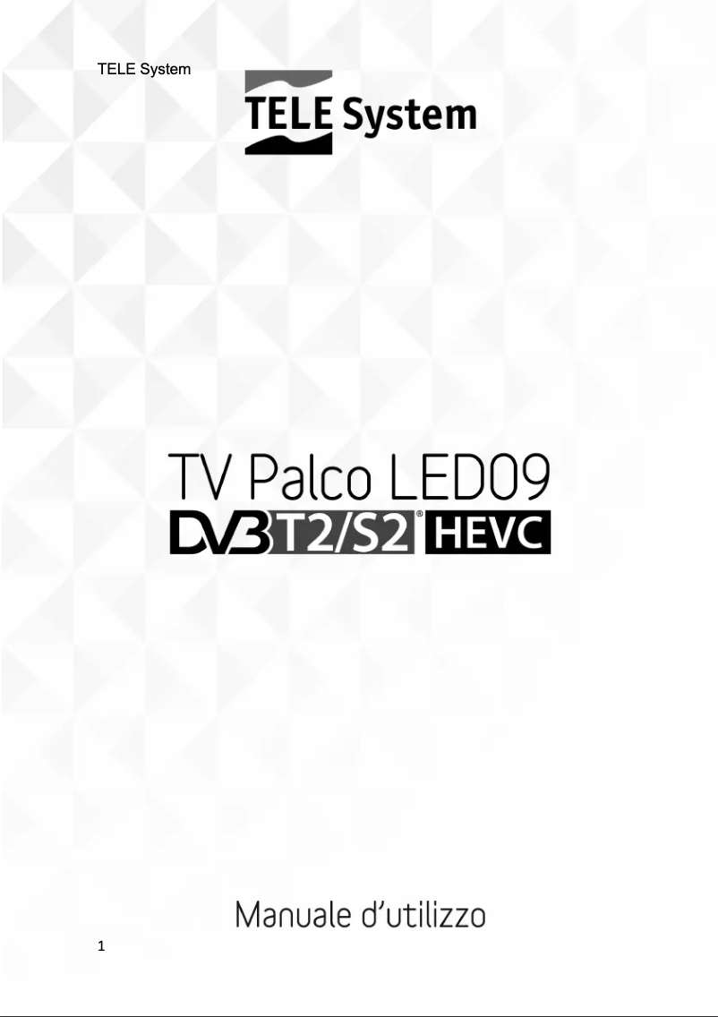 Page 1 of the manual User Manual TELE System PALCO24 LED09