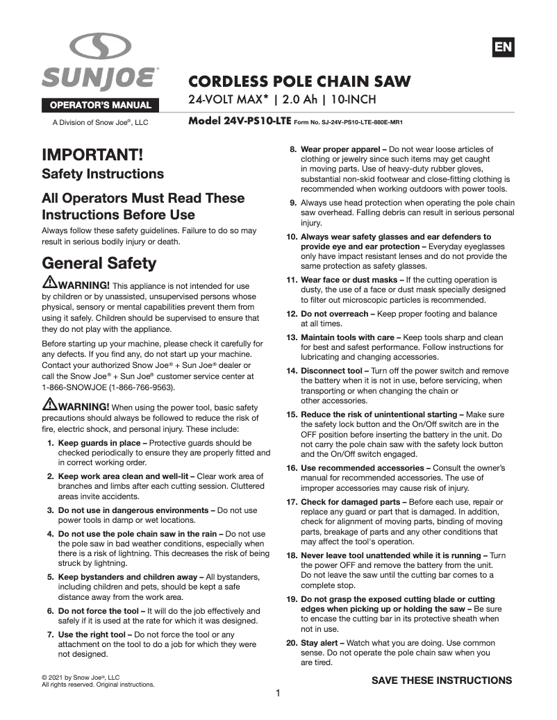 First page image of the manual for 24V-PS10-LTE