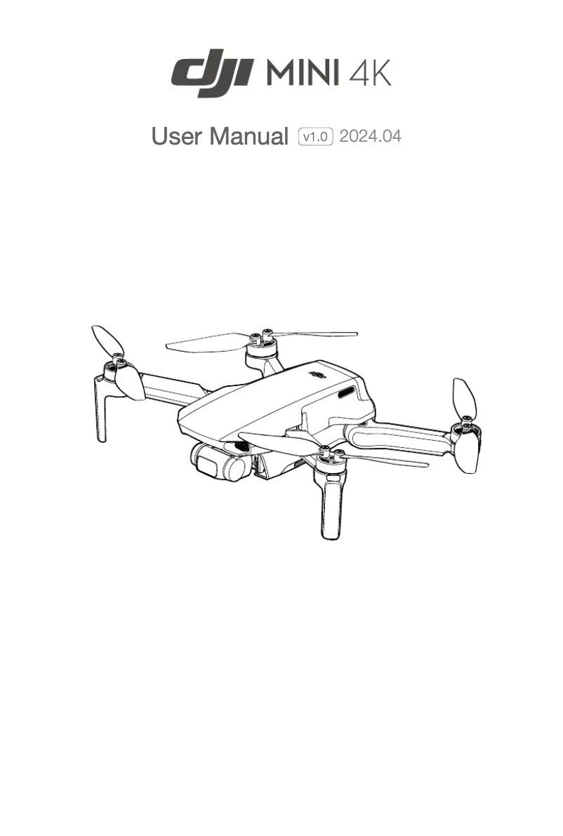 Page 1 of the manual User Manual DJI Mini 4K